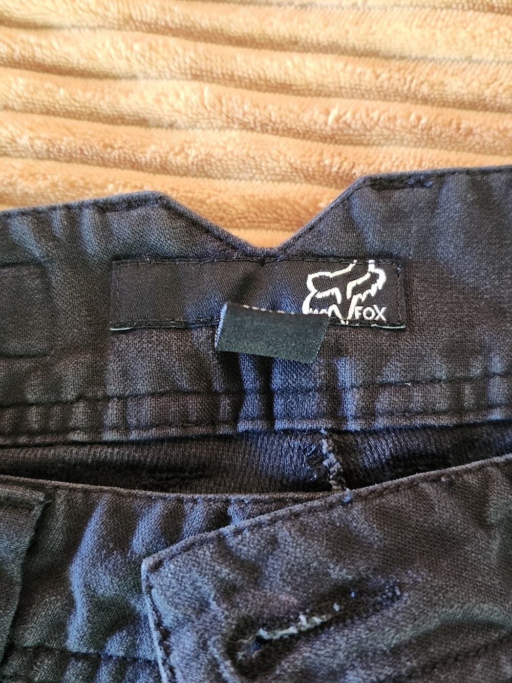 Fox Black Logo Waistband Pants